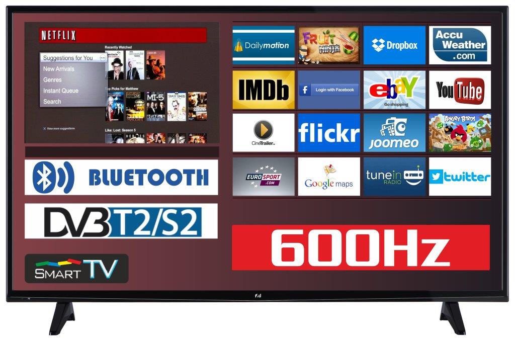 F&U FLS50201 Smart LED TV 50 ιντσών F&U FLS50201 Smart LED TV 50 ιντσών