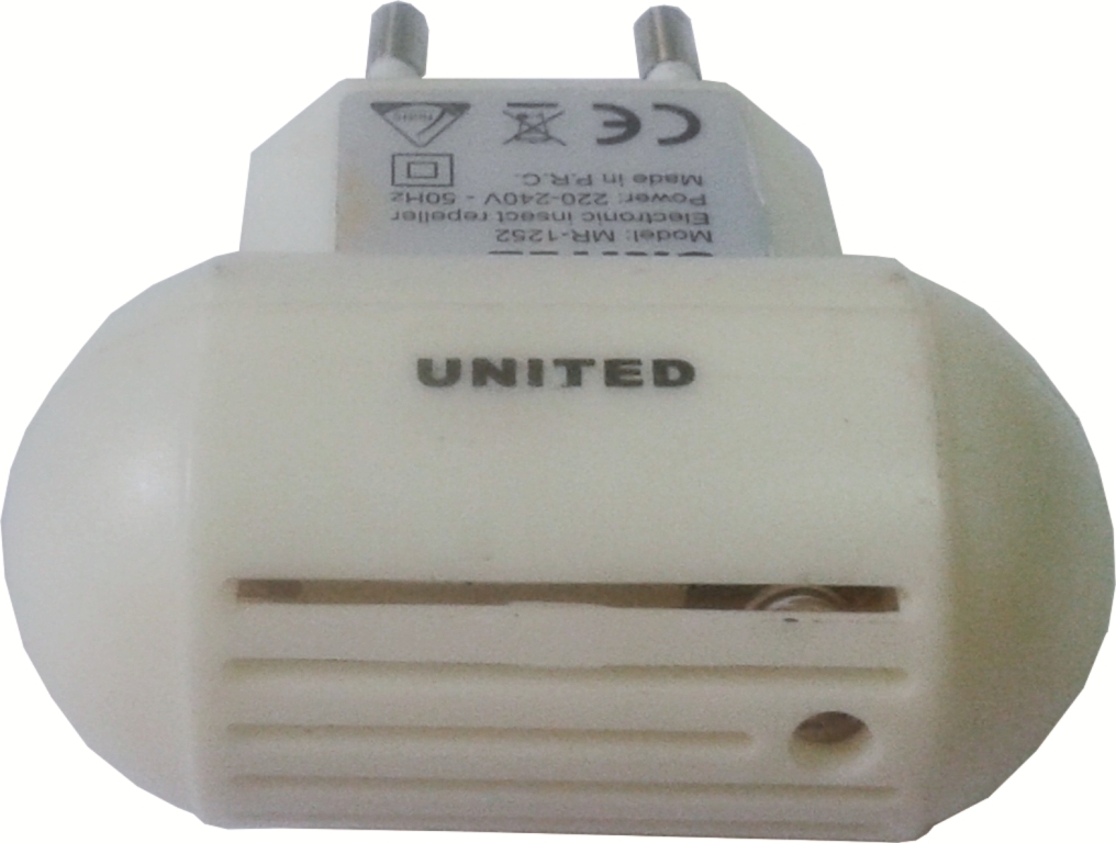 UNITED MR-1252 Ηλεκτρονικό απωθητικό εντόμων με υπερήχους UNITED MR-1252 Ηλεκτρονικό απωθητικό εντόμων με υπερήχους